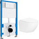 Унитаз подвесной Lauter Sulzdorf с микролифтом и кнопкой смыва 219702F белый/белый