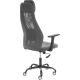 Офисное кресло TetChair Aviator PLT metalBL ткань, серый, KUB 05/W-12