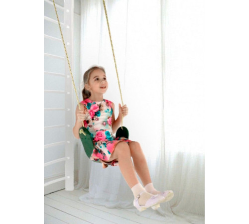 Подвесные качели Kampfer Гибкие пластиковые качели зеленый