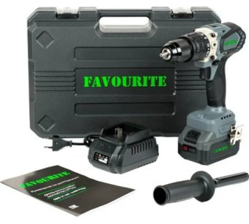 Ударная дрель-шуруповерт Favourite OBS 21 DC 100N Prof с 1-им АКБ, кейс