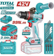 Ударная дрель-шуруповерт Total TIDLI429982 с 2-мя АКБ, кейс