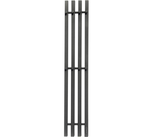 Полотенцесушитель Granula Квадро Вертикаль 21х120 терморегулятор с таймером, черный