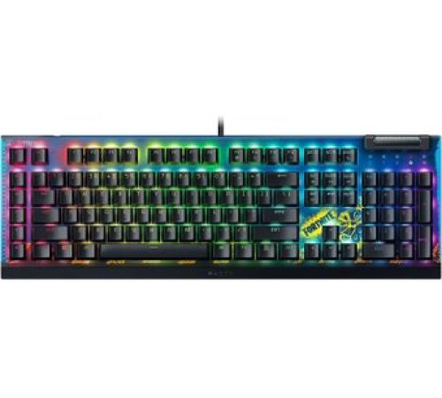 Клавиатура Razer BlackWidow V4 X Fortnite Edition Razer Yellow, нет кириллицы