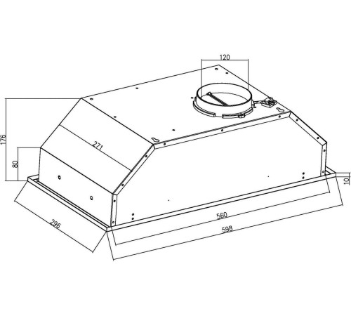 Кухонная вытяжка Schtoff TDM 60 нержавеющая сталь