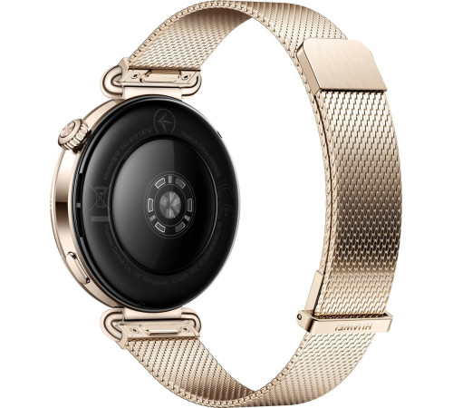 Умные часы Huawei Watch GT 6 41 мм золотистый, с золотистым миланским браслетом, международная версия
