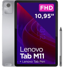 Планшет Lenovo Tab M11 TB330XU 4GB/128GB LTE серый, с чехлом