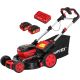 Газонокосилка Wortex CLM 4536-2 XLT Set 2334122 с 2-мя АКБ