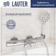 Смеситель Lauter Temp 21YH50427-4 с душевым гарнитуром Vibe 63067