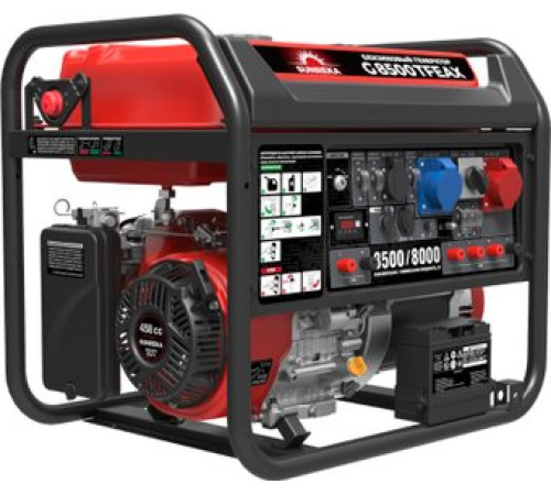 Бензиновый генератор SUNREKA G8500TFEAX