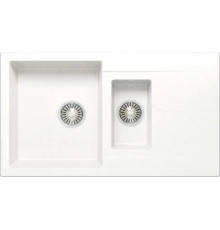 Кухонная мойка Polygran Brig-870 белый хлопок 36