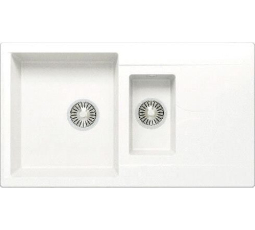 Кухонная мойка Polygran Brig-870 белый хлопок 36