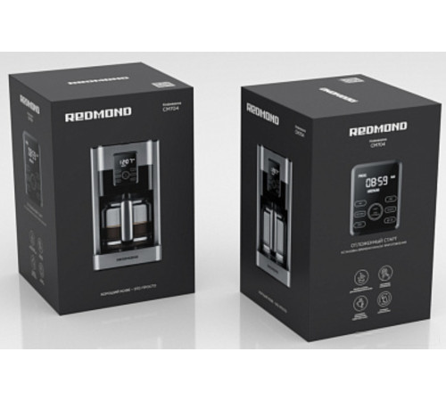 Капельная кофеварка Redmond Редмонд CM704 черный