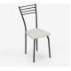 Стул Mio Tesoro Сигма молочный/черный