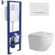 Унитаз подвесной Berges Wasserhaus Okus Rimless 043394 с сиденьем