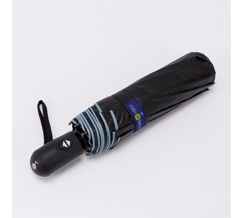 Зонт Rain Berry 734-23335.1 черный/голубой