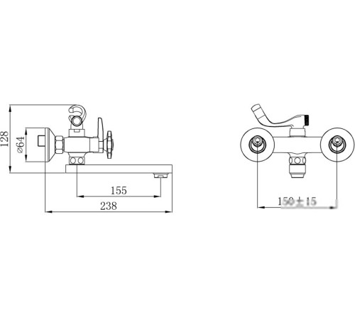 Смеситель РМС SL116-140