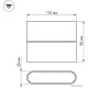 Светильник Arlight SP-WALL-FLAT-S110x90-2x3W Day4000 032411