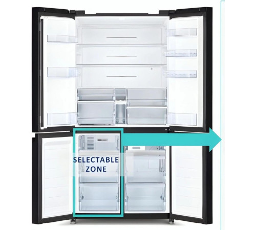 Четырёхдверный холодильник Hitachi R-WB720PUC1GCK