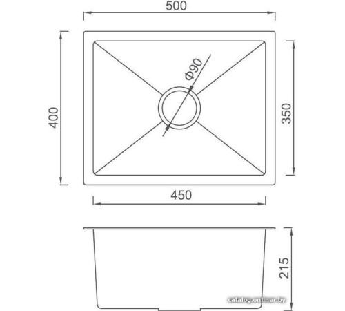 Кухонная мойка Gappo GS5040