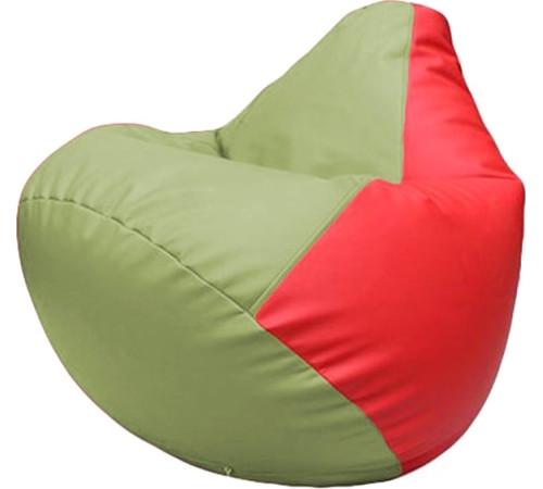 Кресло-мешок Flagman Груша Макси Г2.3-1909 оливковый/красный