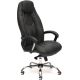 Кресло TetChair Boss Lux иск.кожа, кожзам черный/черный перфорированный 36-6/36-6/06
