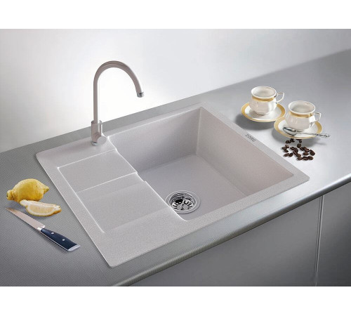 Кухонная мойка ZorG Apollo 58 слоновая кость