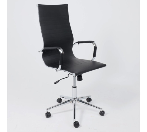 Офисное кресло AksHome Evelin экокожа, черный