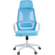 Офисное кресло CHAIRMAN CH636 ткань, белый пластик/синий