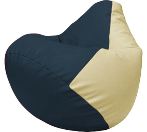 Кресло-мешок Flagman Груша Макси Г2.3-1510 синий/светло-бежевый