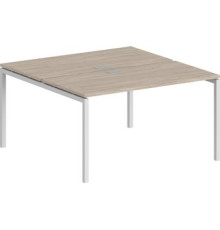 Стол Norden 140x143.8x75 SG.245.OL.44.WH белый/дуб светлый