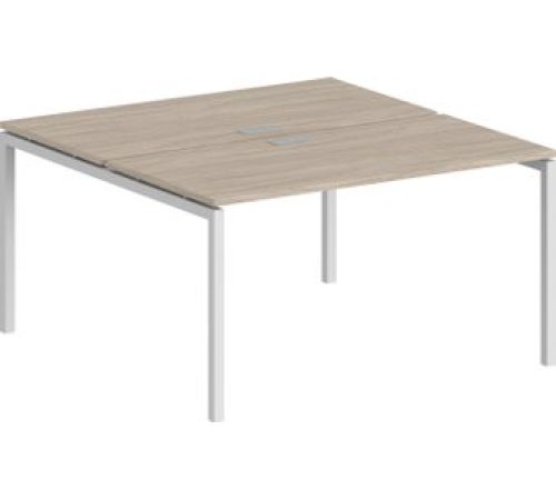 Стол Norden 140x143.8x75 SG.245.OL.44.WH белый/дуб светлый