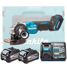 Угловая шлифмашина Makita GA013GU201 с 2-мя АКБ, кейс