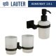 Набор аксессуаров для ванной Lauter 21SH6082 + 21SH6172 Matt Black, 2 предмета