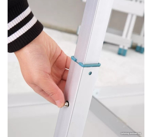 Стол со стульями Bison С-6-60x180 синий