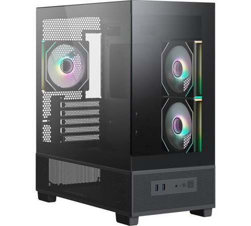 Корпус XASTRA Q500M 3ARGB-C10 черный