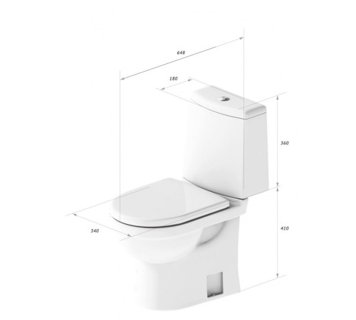 Унитаз Sanita Luxe Next SL DM NXTSLCC01040622
