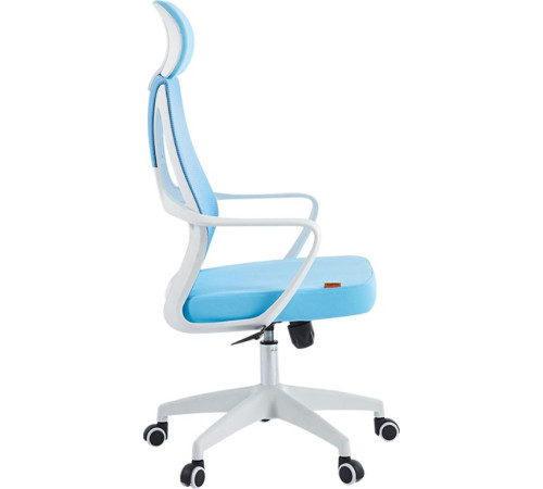 Офисное кресло CHAIRMAN CH636 ткань, белый пластик/синий