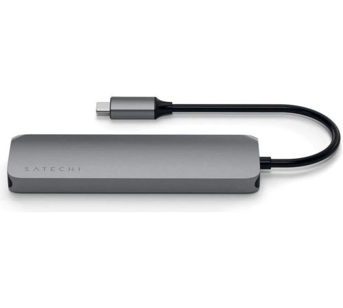 Док-станция Satechi Aluminum USB-C Multiport Pro Adapter ST-UCMPAM