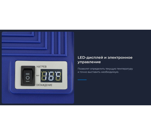 Термоэлектрический автохолодильник ZUGEL ZCR251D 25л синий