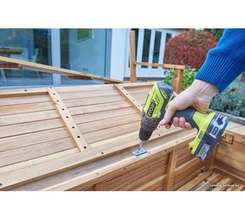 Ударная дрель-шуруповерт Ryobi R18PD2-220S 5133004459 с 2-мя АКБ, сумка