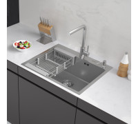 Кухонная мойка ARFEKA ECO AR мойка 600*500, коландер, дозатор SATIN DECOR