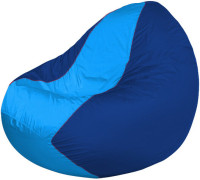 Кресло-мешок Flagman Classic К2.1-202 синий/голубый