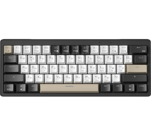 Клавиатура JEGG ZA61 White Black Brown TNT Yellow