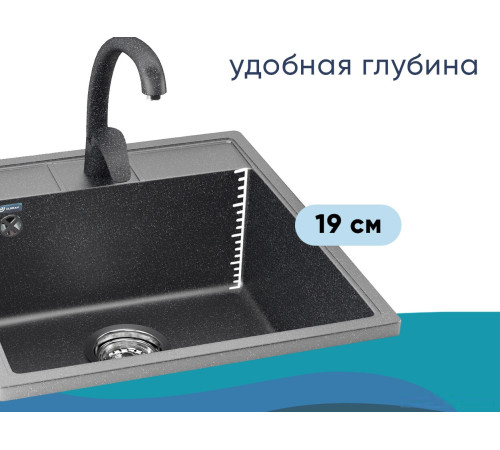 Кухонная мойка Ulgran U-406 309 темно-серый