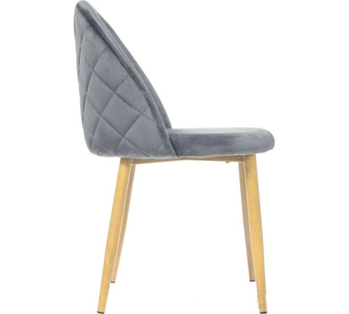 Стул Mio Tesoro Симона DC-125-G062 серый/дерево, G062-40