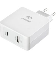 Сетевое зарядное Digma DGPD-45W-WG
