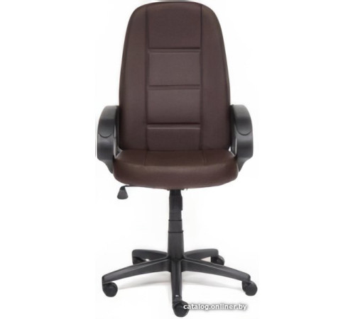 Офисное кресло TetChair СН747 иск. кожа, коричневый
