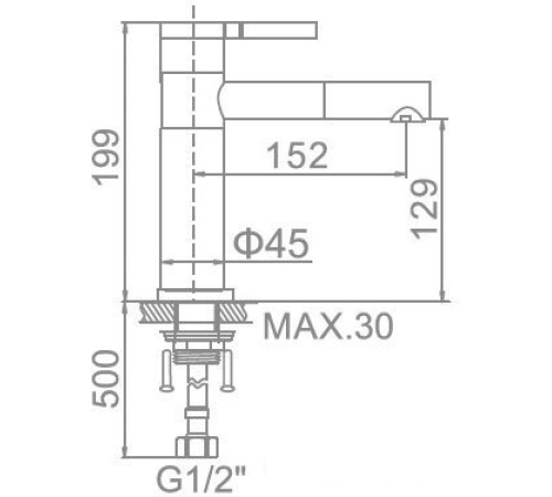 Смеситель Ledeme H52 L1152
