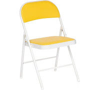 Стул TetChair Folder желтый/белый