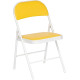 Стул TetChair Folder желтый/белый